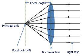 convex LENS convering light rays